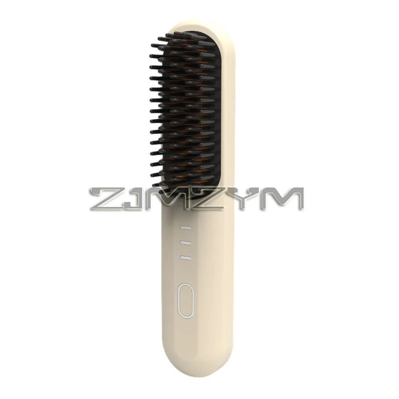 Electric Hot Comb Multi-Function Wireless Hair Straightening Comb anti Hot Styling Tool Hair Straightening Brush