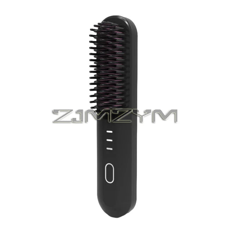 Electric Hot Comb Multi-Function Wireless Hair Straightening Comb anti Hot Styling Tool Hair Straightening Brush