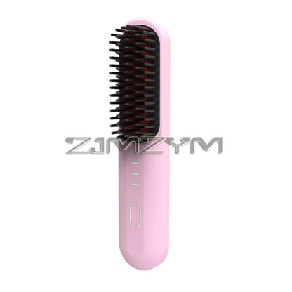 Electric Hot Comb Multi-Function Wireless Hair Straightening Comb anti Hot Styling Tool Hair Straightening Brush